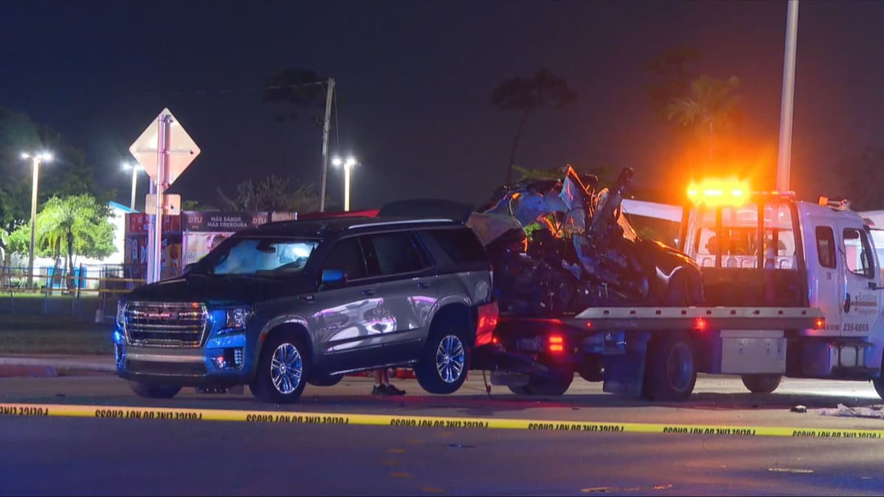 Tres personas mueren, incluidos dos niños, en accidente de tráfico en el suroeste de Miami-Dade
