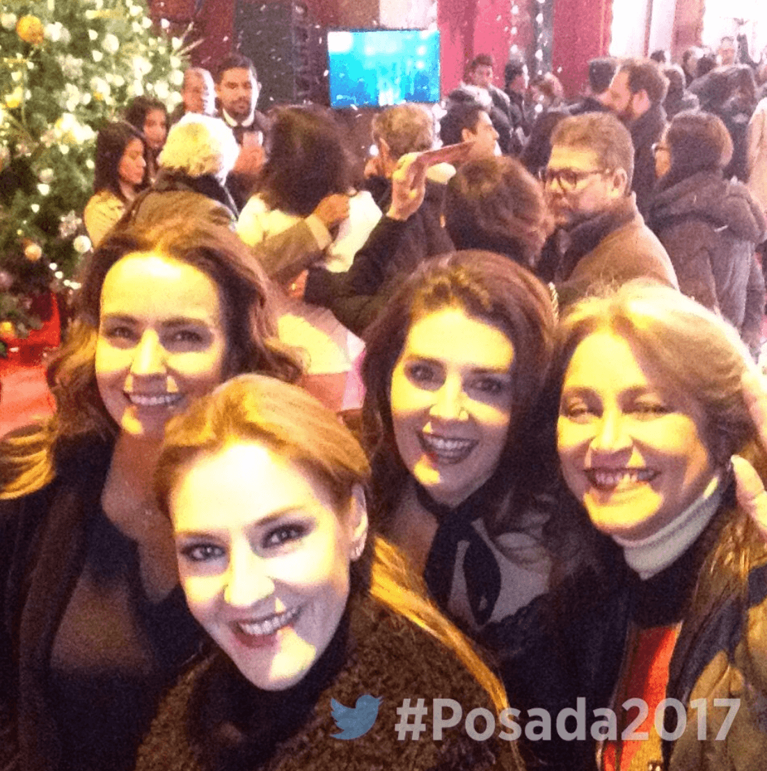 Chantel Andere posó junto a Mayrín Villanueva, Daniela Romo y Alejandra Barros.