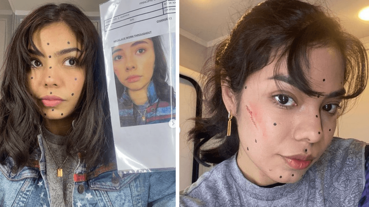 Greacia de la Paz como doble de Xóchitl Gómez