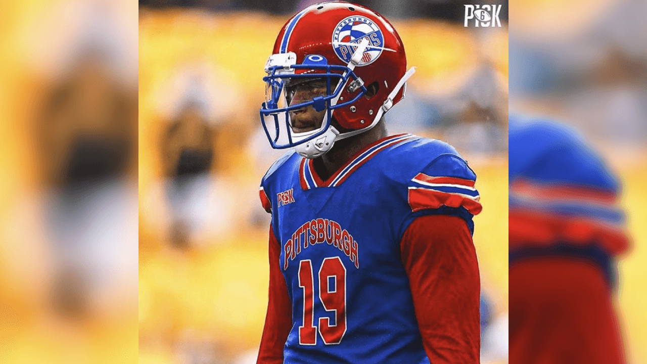 <b>"JuJu" Smith-Schuster</b>
<br>El WR de los Pittsburgh Steelers Smith-Schuster luciría con este aspecto.