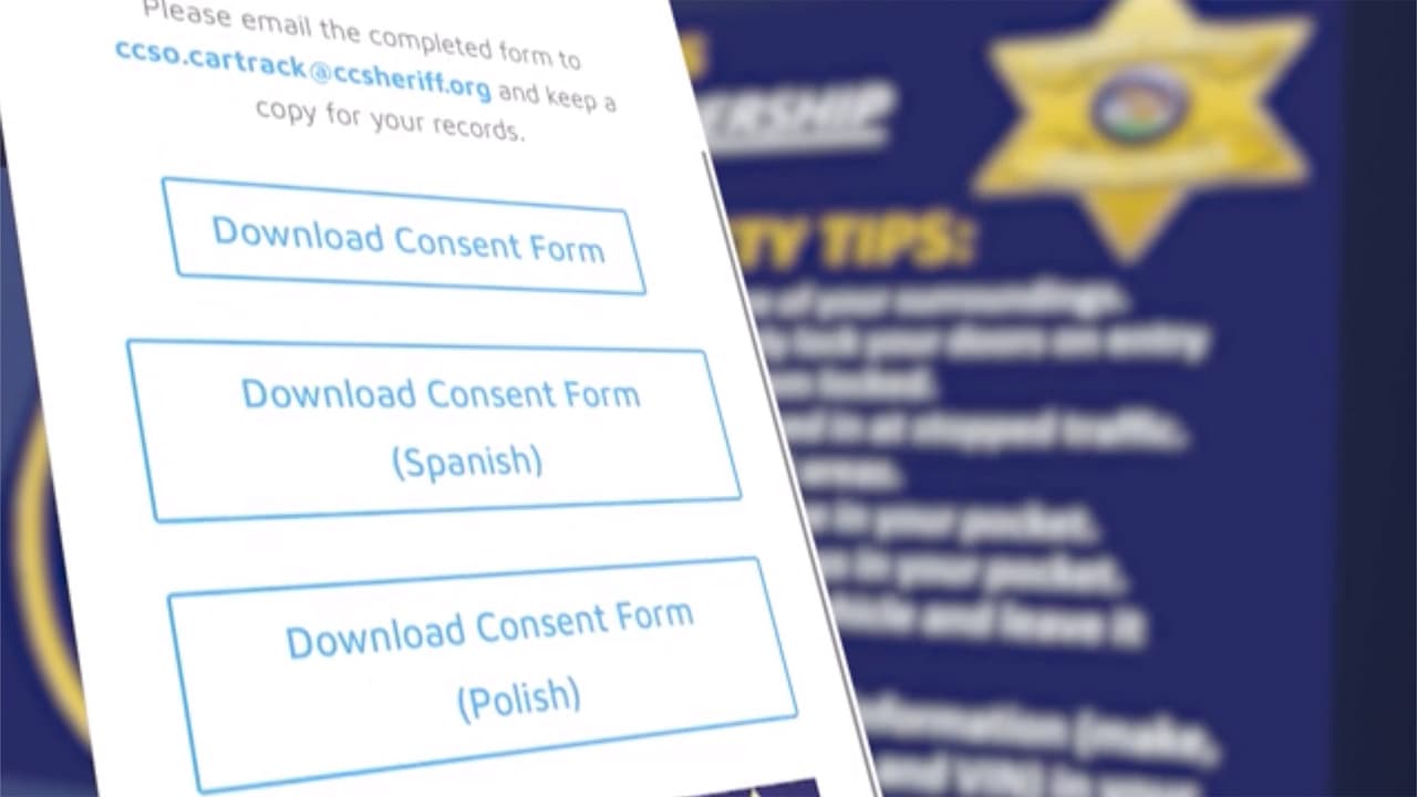 Condado Cook presenta programa para combatir robo de autos