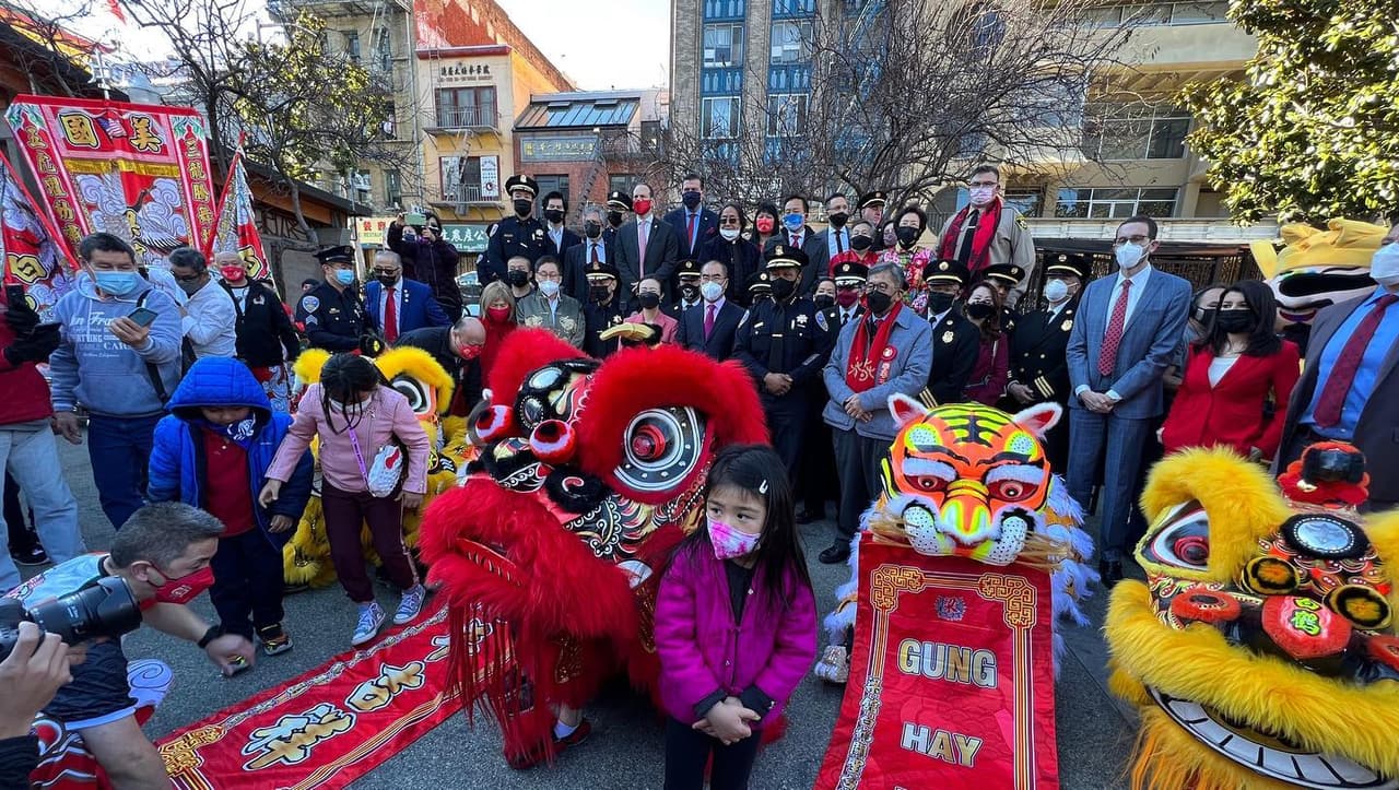 Este martes 1 de febrero se celebra entre la comunidad asiática de San Francisco el Año del Tigre, que forma parte del Año Lunar 2022.