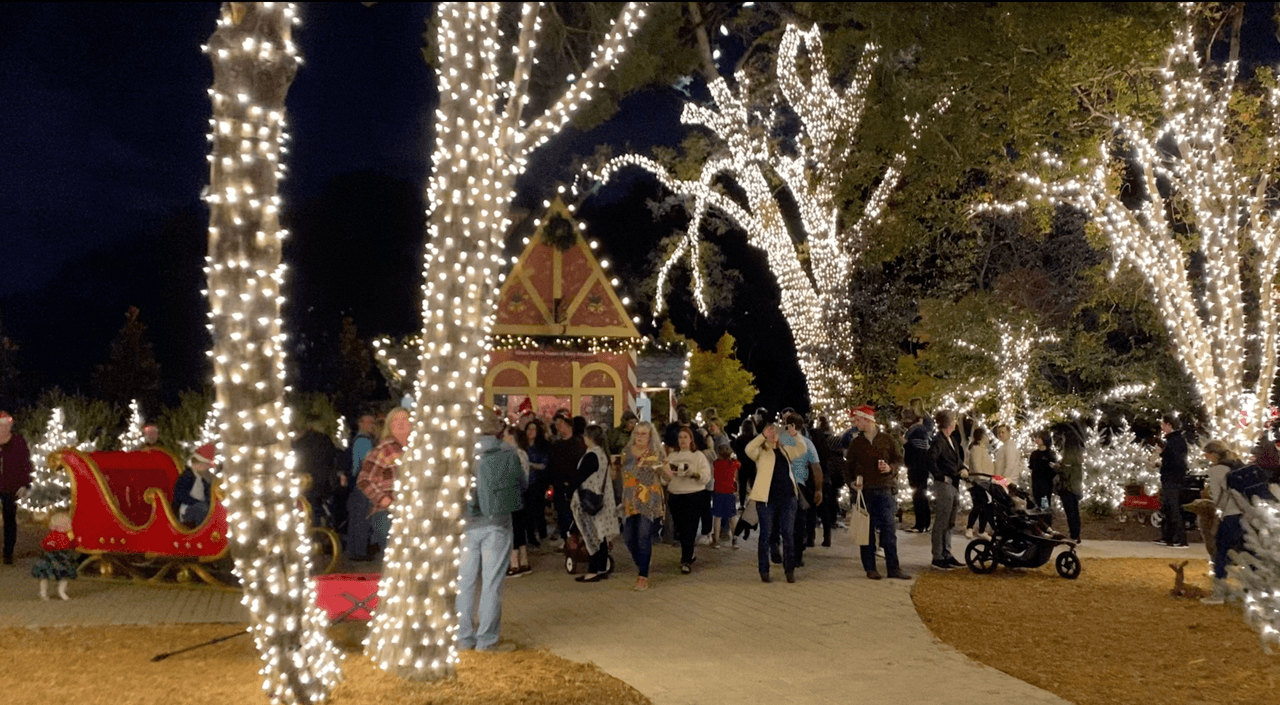Para disfrutar del espectáculo navideño debes reservar tu lugar
<a href="https://reservations.dallasarboretum.org/ " target="_blank">aquí</a>.
<br>