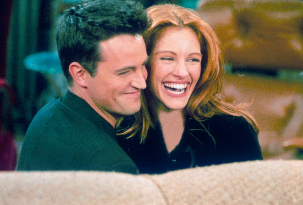 Matthew Perry y Julia Roberts