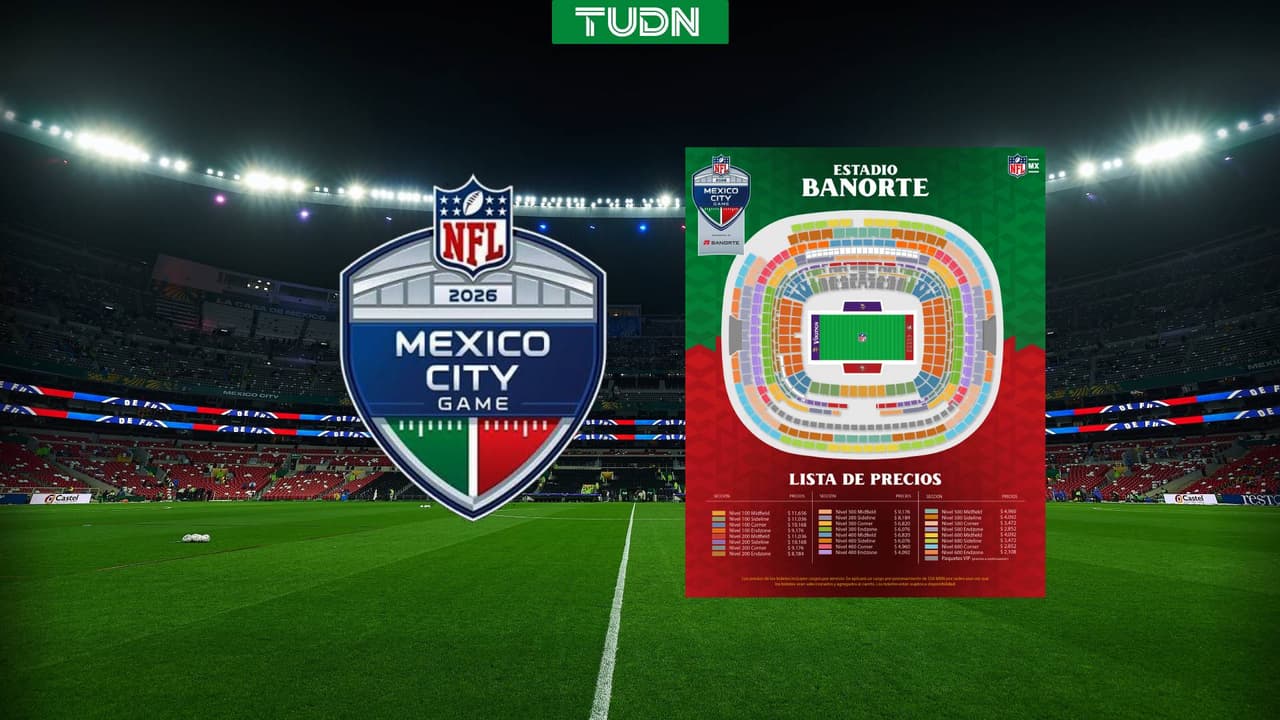 NFL México 2026: Precios de boletos del partido 49ers vs. Vikings en el Estadio Banorte