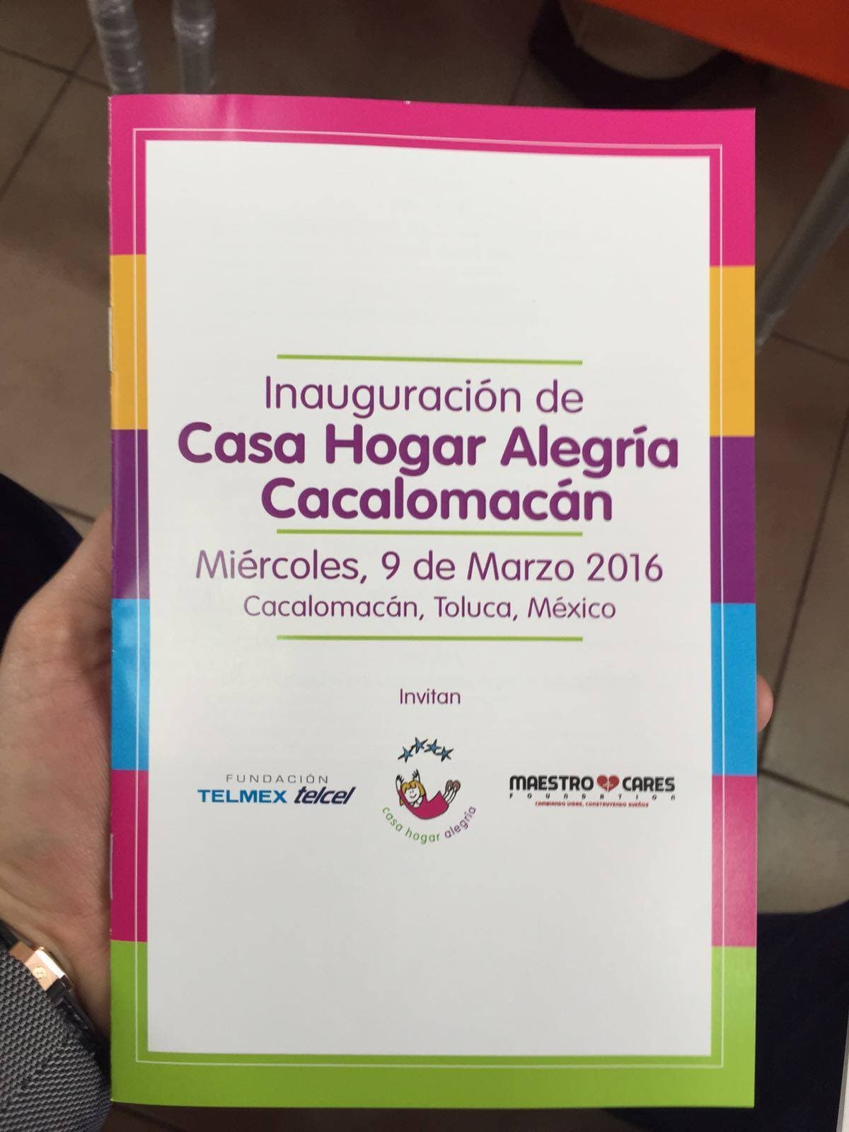 Como parte de las actividades de su fundación Maestro Cares, Marc Anthony inauguró una nueva casa hogar esta vez en Toluca, México. Junto a Henry Cárdenas han logrado convertir a esta fundación en un gran sueño.
