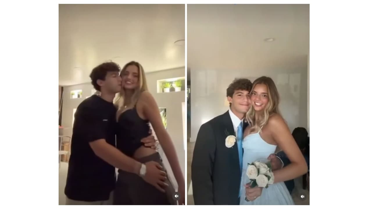 Así se dejó ver Oriana Lander con su misterioso galán.