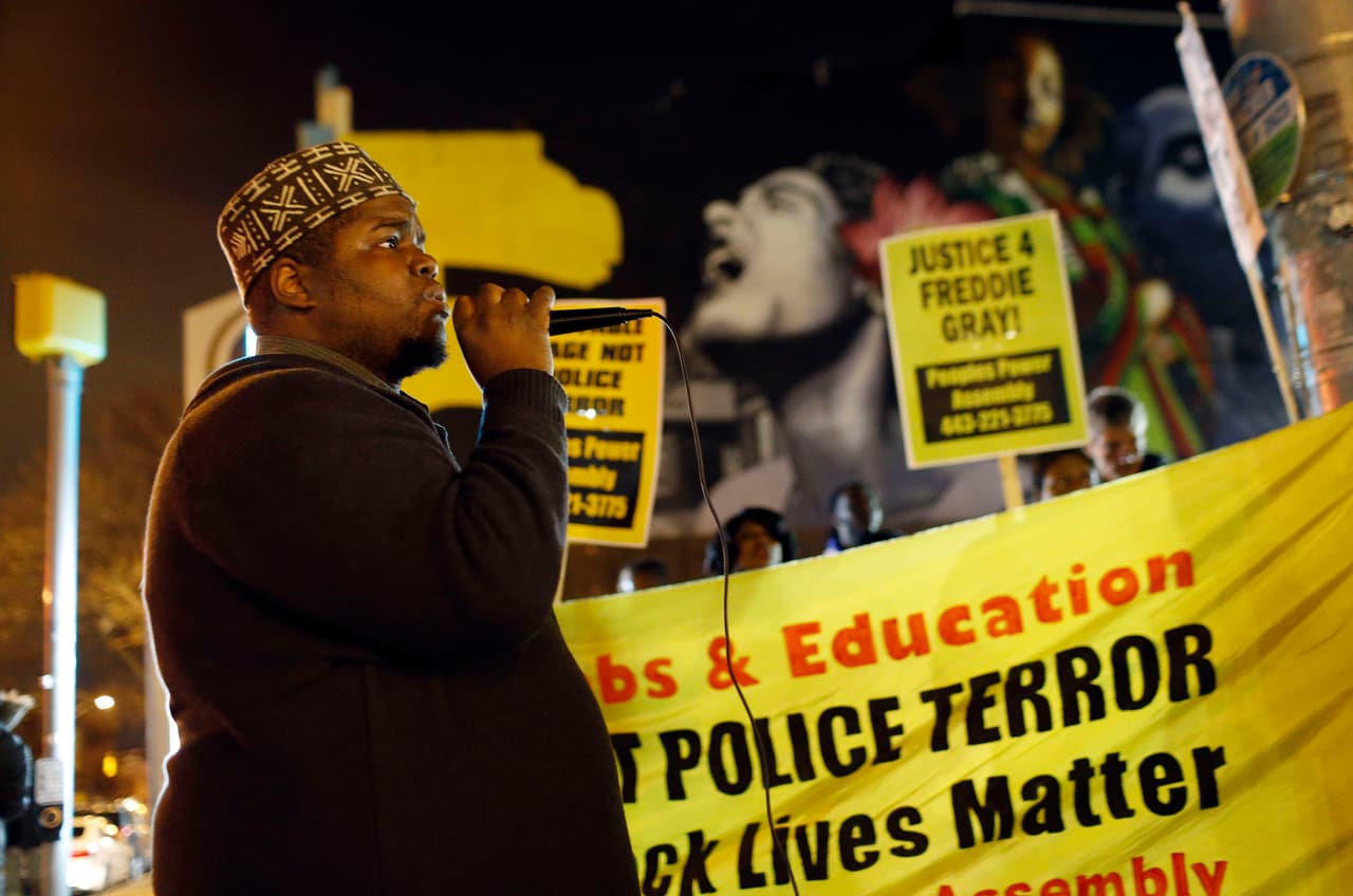Protestas en Baltimore por caso sobre Freddie Gray
