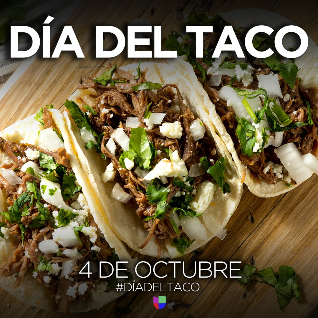 El 4 de octubre es el Día Nacional del Taco. Cuéntanos, ¿cuáles son tus favoritos?
<br>