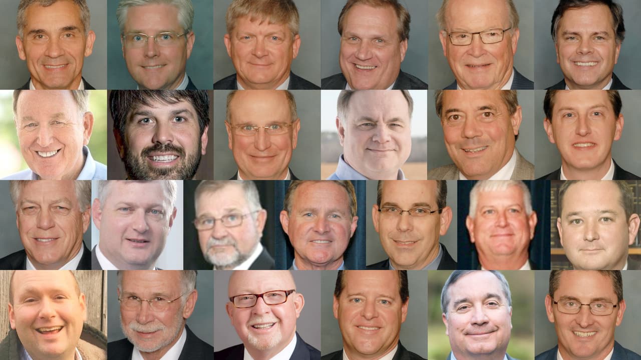 Los 25 hombres blancos que aprobaron el proyecto de ley que afecta directamente el derecho de las mujeres a controlar sus cuerpos.