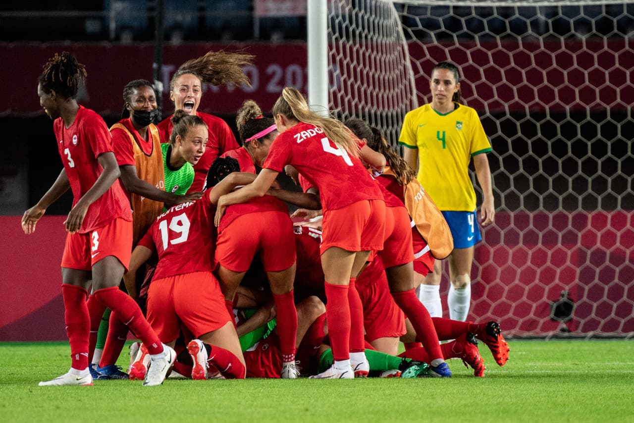Canadá 0-0 (4-3 en penales) Brasil, Cuartos de Final Tokyo 2020.