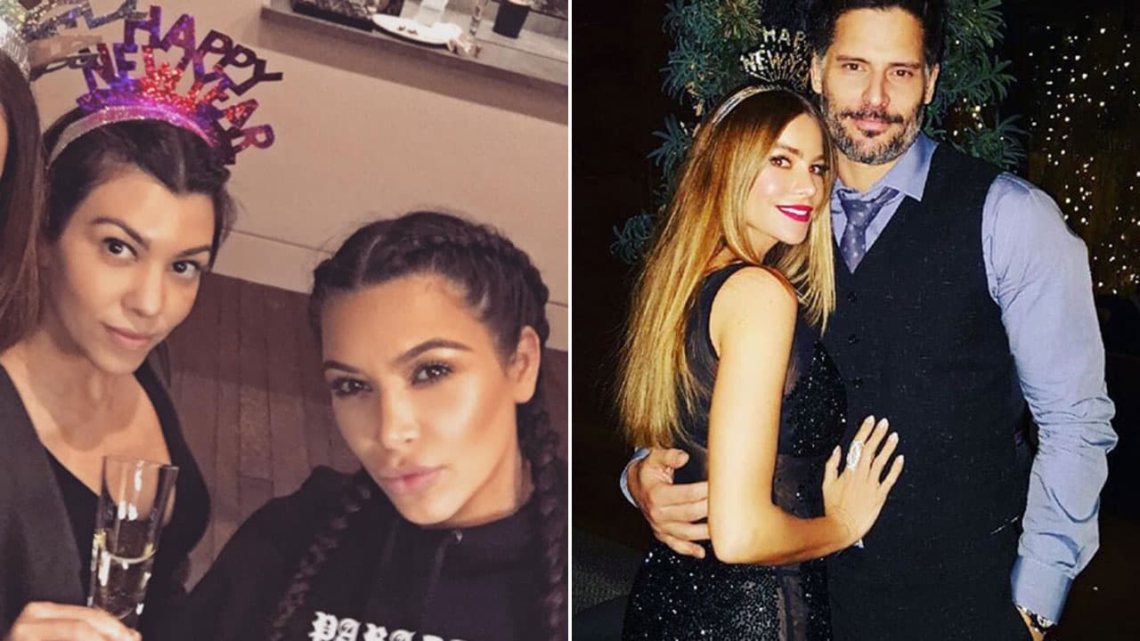 Mira cómo festejaron - y con quién - tus estrellas favoritas durante Año Nuevo.