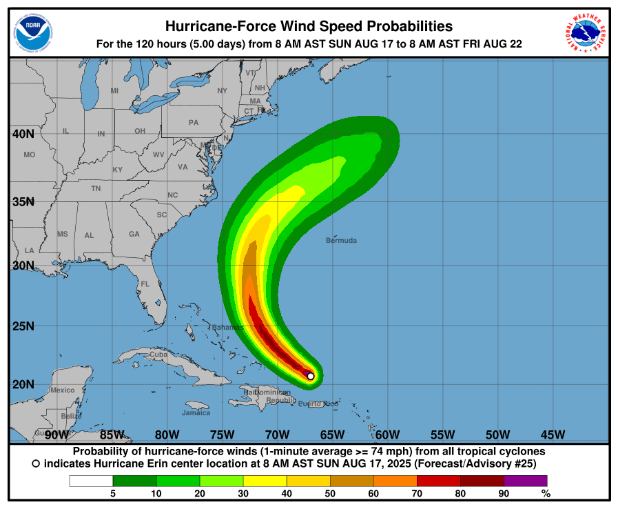¿La rápida intensificación que tuvo Erin presagia una temporada de huracanes peligrosa? Esto opinan meteorólogos