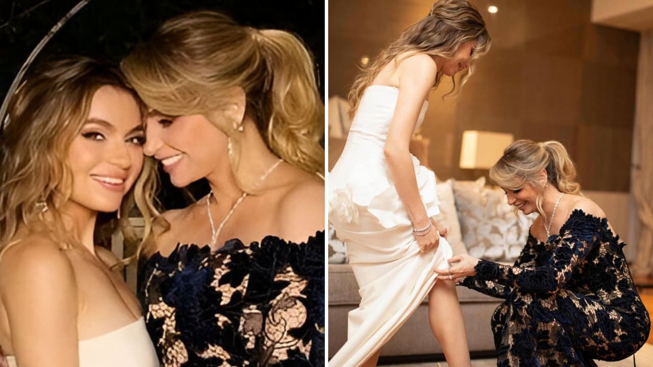 Angélica Rivera usó lujoso vestido para la boda de su hija, ¿cuántos miles de dólares cuesta?