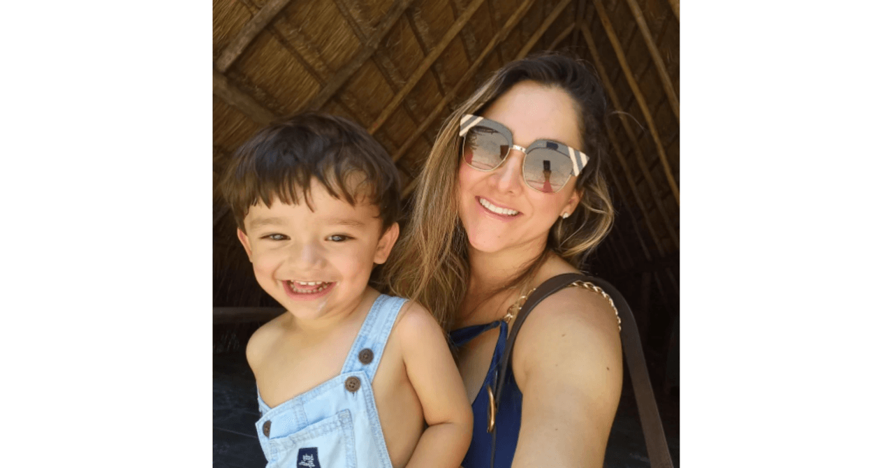 Sherlyn y su hijo André