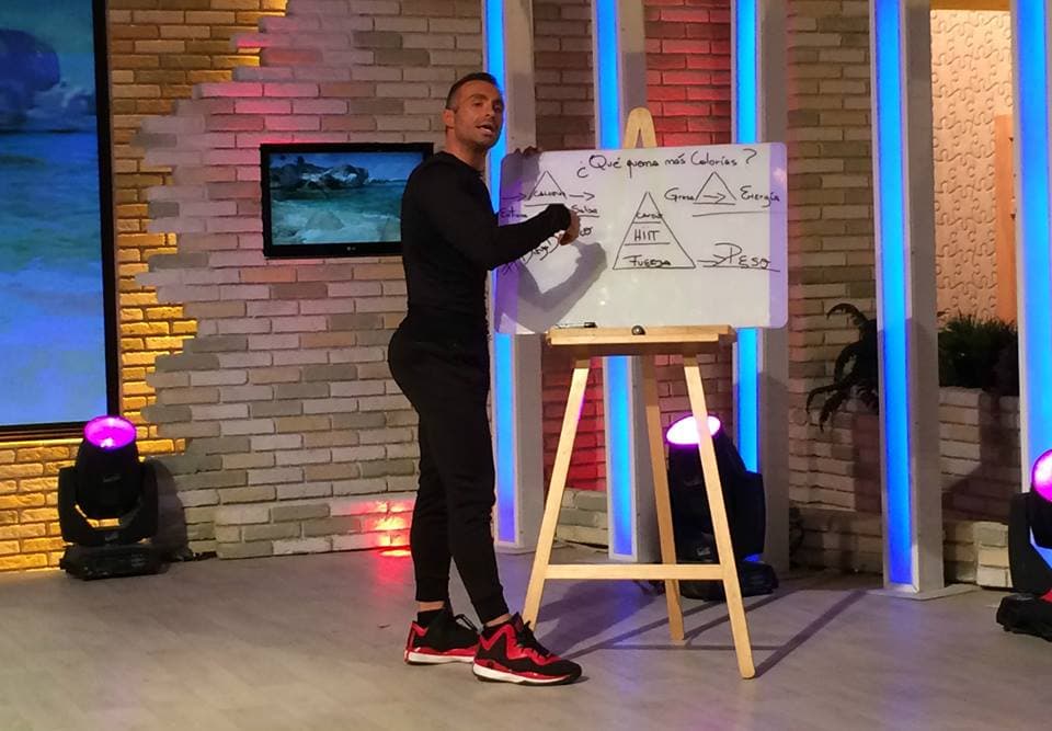 Diego Di Marco nos muestra la pirámide del ejercicio.