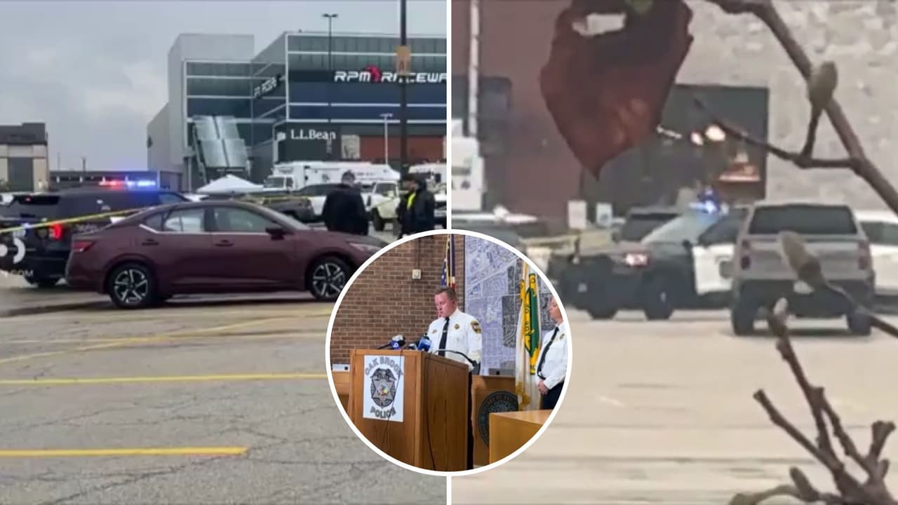 Un muerto y una herida en tiroteo en Oakbrook Center; hay tres detenidos