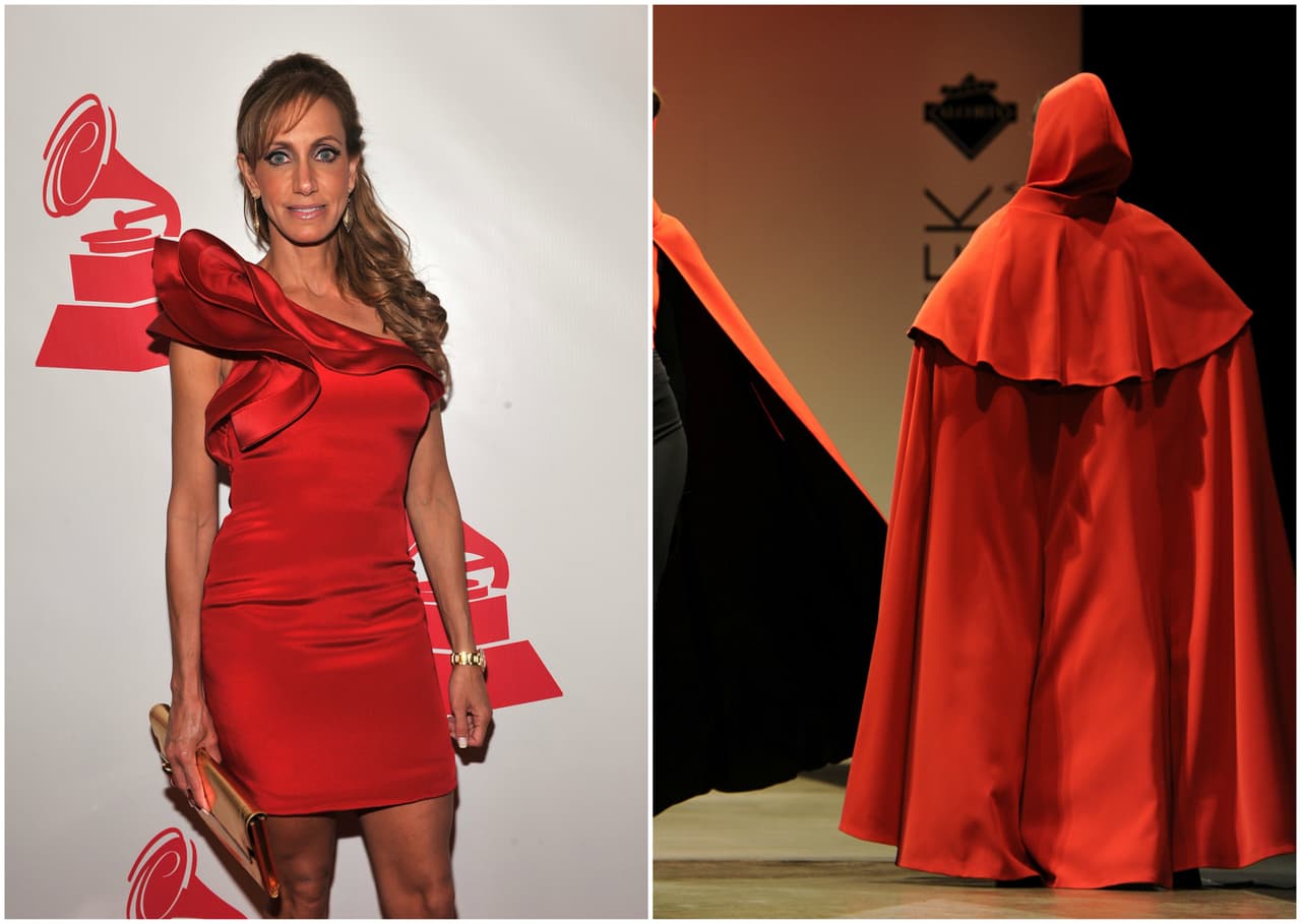 Lili Estefan se lo pusimos muy fácil, ya que con una capucha roja podrá ser una linda 'Caperucita Roja'.