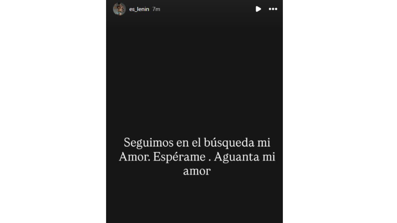 El mensaje de Lenin Peña tras darse a conocer la muerte de su novio Yordy Paredes.