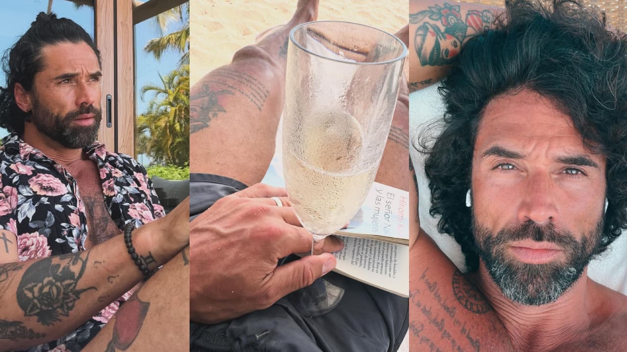 Matías Novoa presume su viaje a la playa