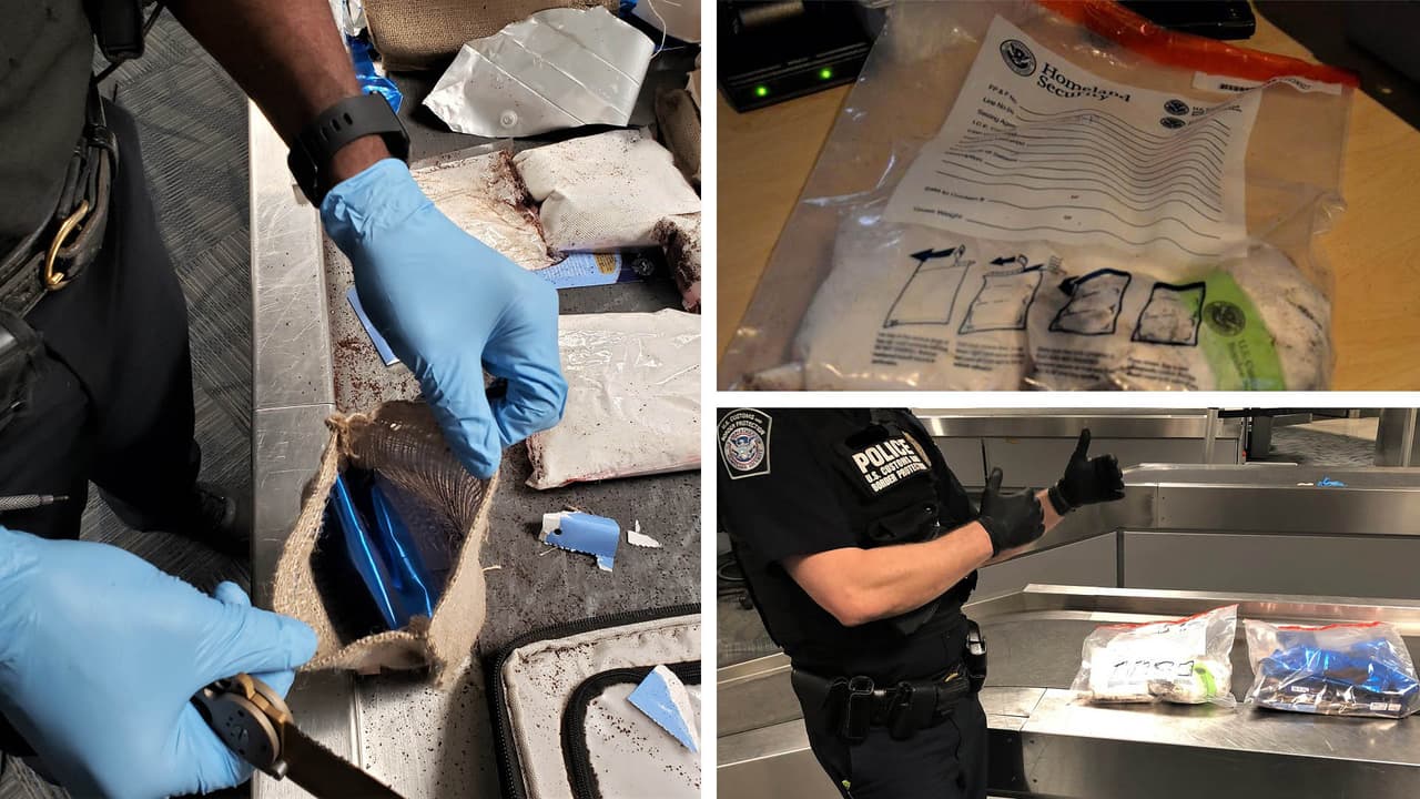 Incautan cerca de 280,000 dólares en cocaína en el aeropuerto de Atlanta