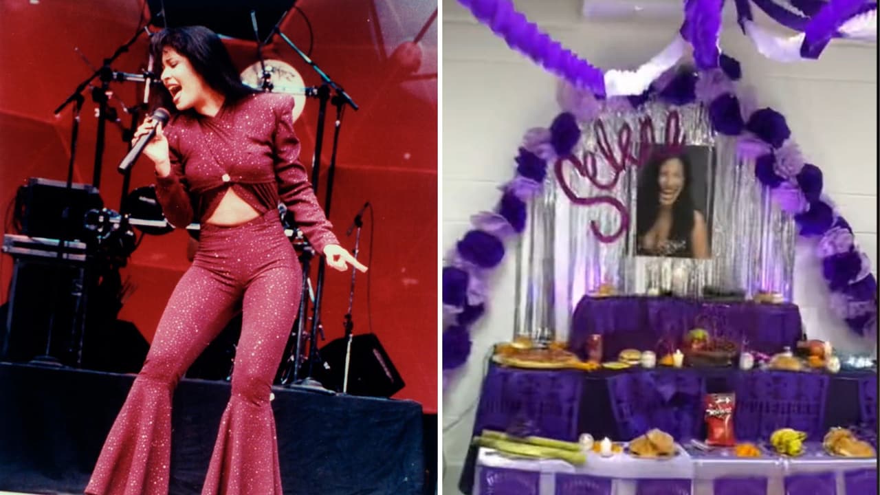 Dedican ofrenda de ‘Día de Muertos’ a Selena y recrean sus looks: el resultado es impactante