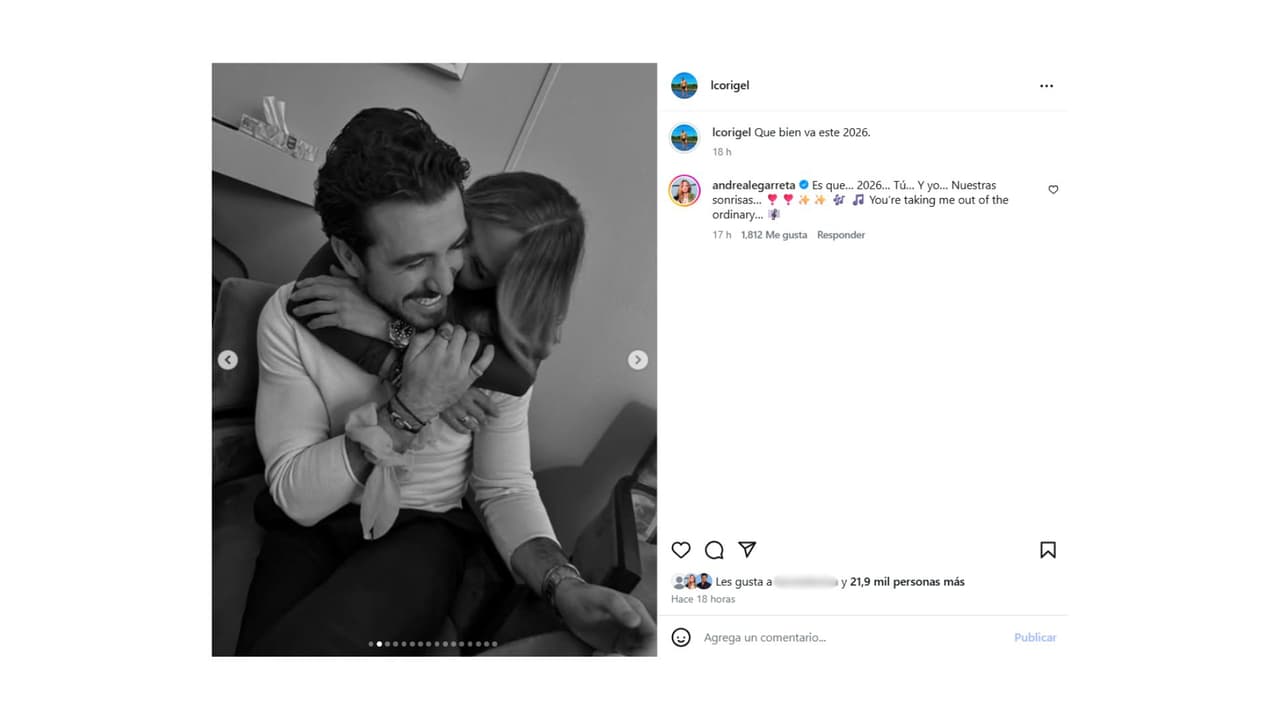 Luis Carlos Origel sorprende al publicar fotos con Andrea Legarreta.