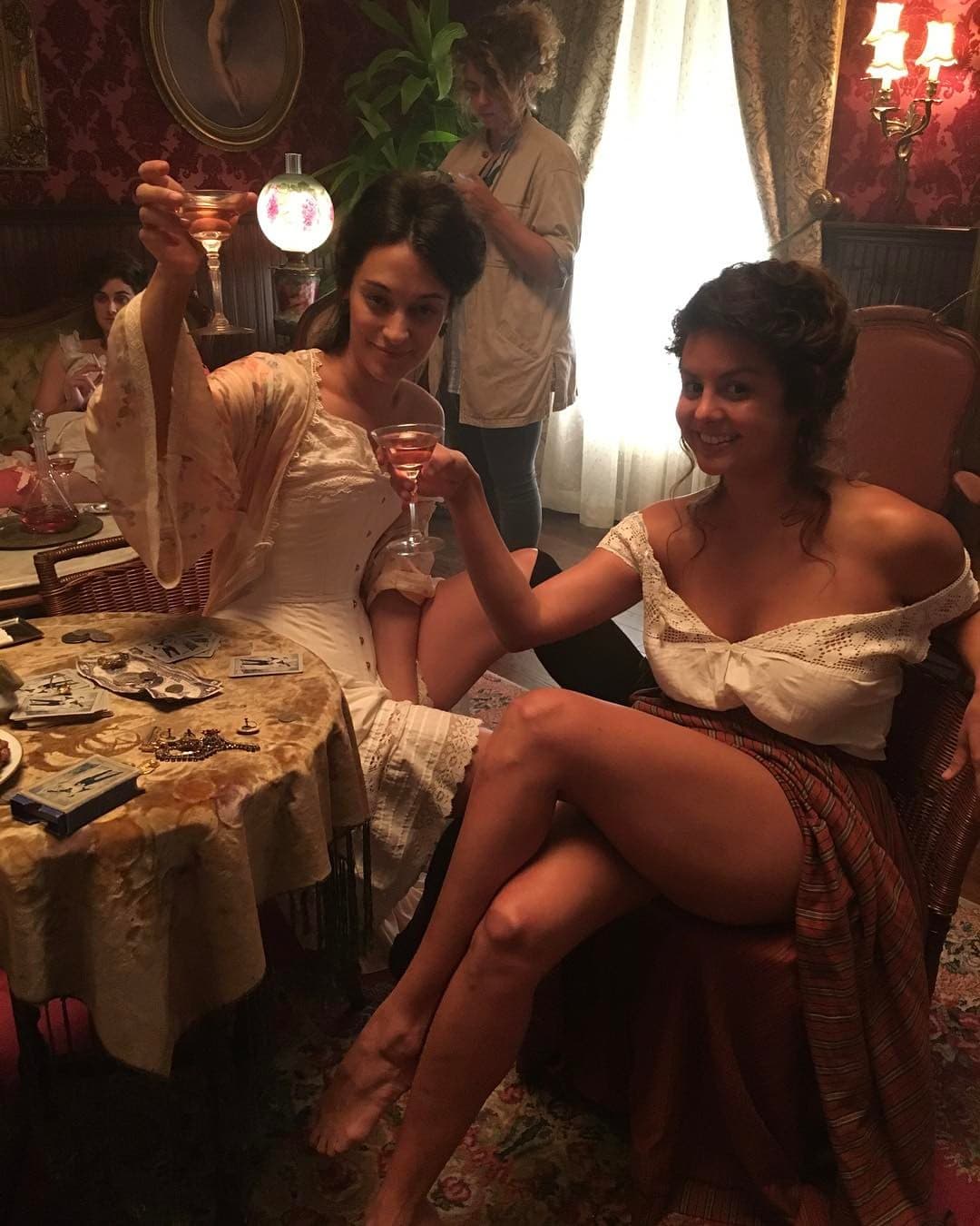 Aquí, en grabaciones de la serie "The Son", de AMC, donde Pierce Brosnan era protagonista .