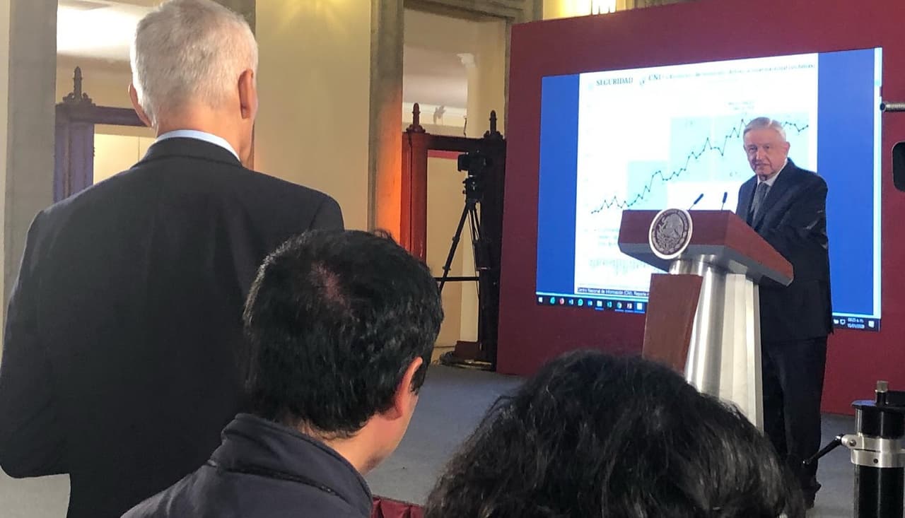 Jorge Ramos durante la conferencia de prensa del presidente de México Andrés Manuel López Obrador, 5 de julio de 2021