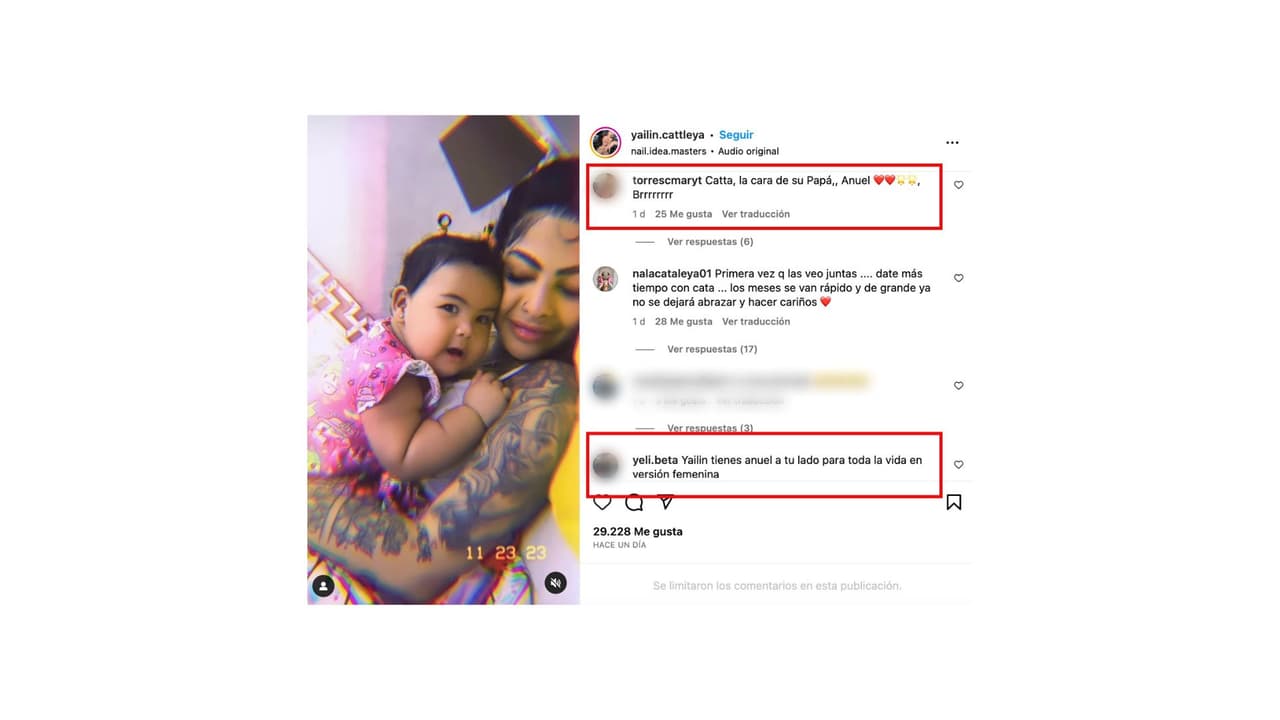 Cattleya heredó todos los rasgos físicos de Anuel AA.