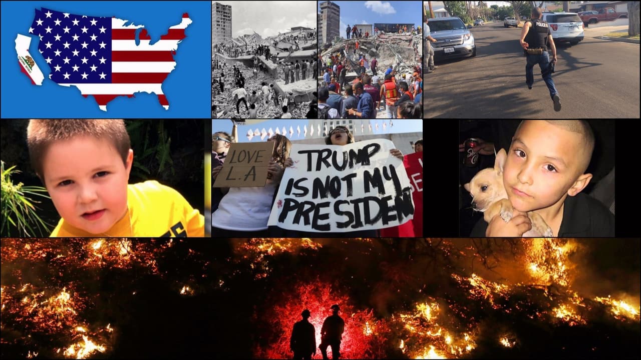 Un año de protestas, tragedias e incendios: así fue 2017 en California