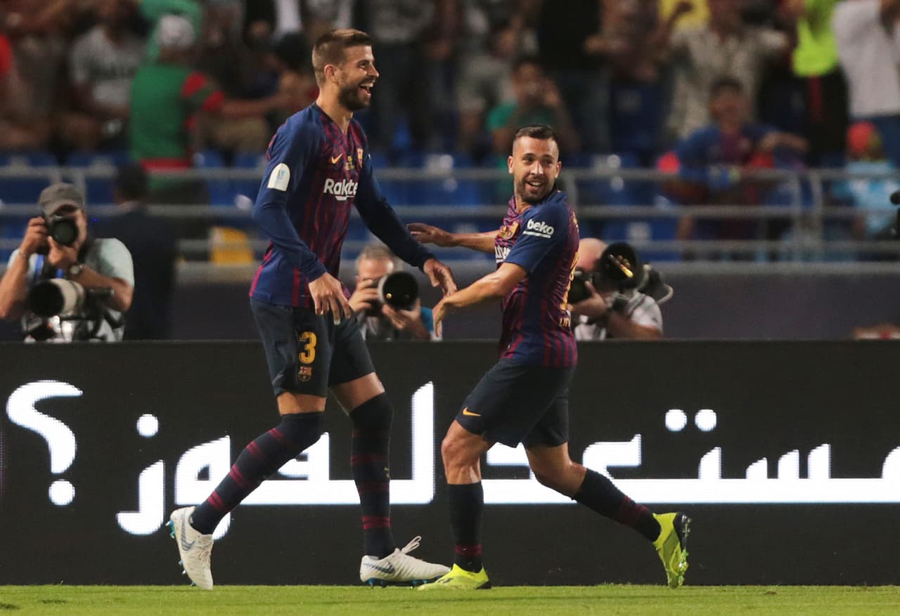 La charla entre Piqué y Jordi Alba que retrata falta de optimismo en el Barcelona