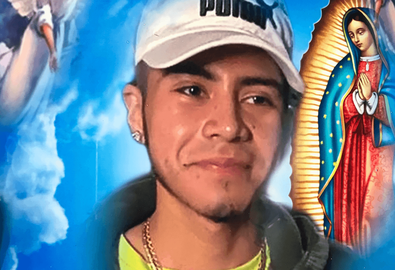 Derek Tiucios, de 17 años, murió en un tiroteo.