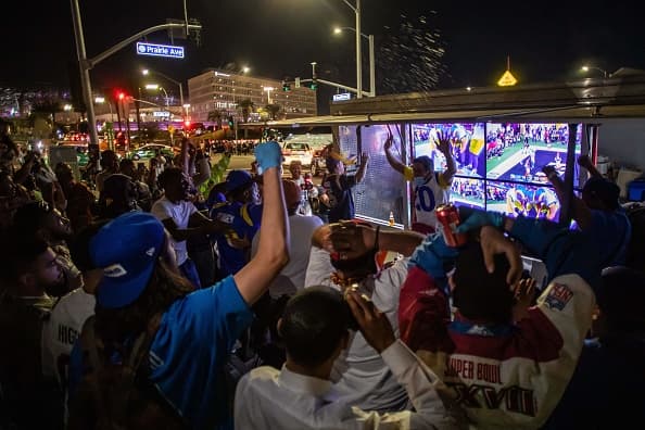 La ciudad de Los Ángeles califica como exitosas las celebraciones tras el Super Bowl.