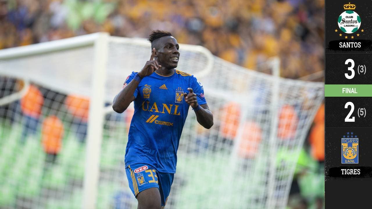 Tigres dejó que Santos le diera la vuelta en Torreón pero avanzó a la Final de Concacaf