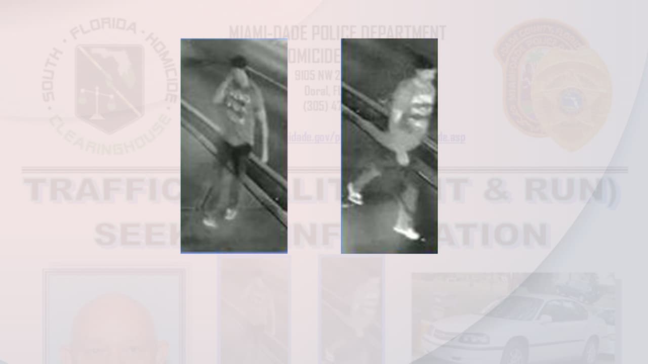 Estas serían las imágenes del sospechoso de atropella mortalmente a un hombre en la calle 8.