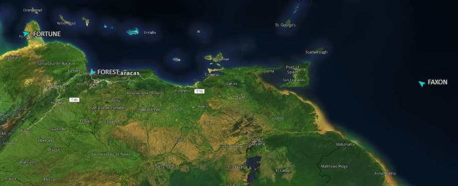The Iranian tanker Forest arrived Tuesday at a Venezuelan port and the Fortune a day later. The Faxon is expected to reach the South American nation this weekend.