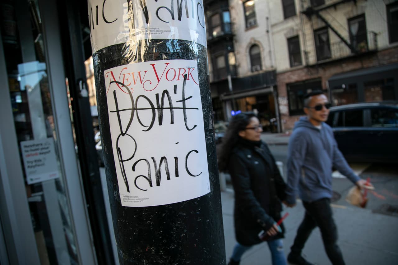 Una calle de la ciudad de Nueva York el domingo 15 de marzo de 2020.