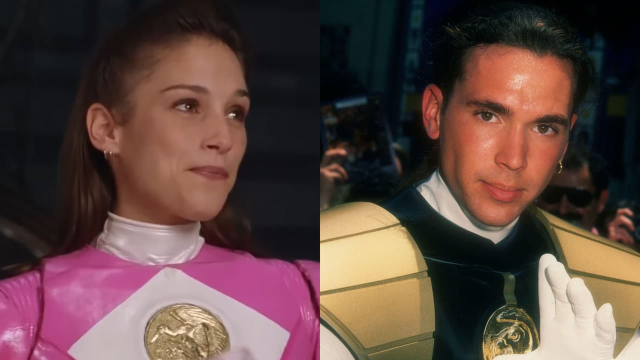 Kimberly y Tommy de 'Power Rangers'.