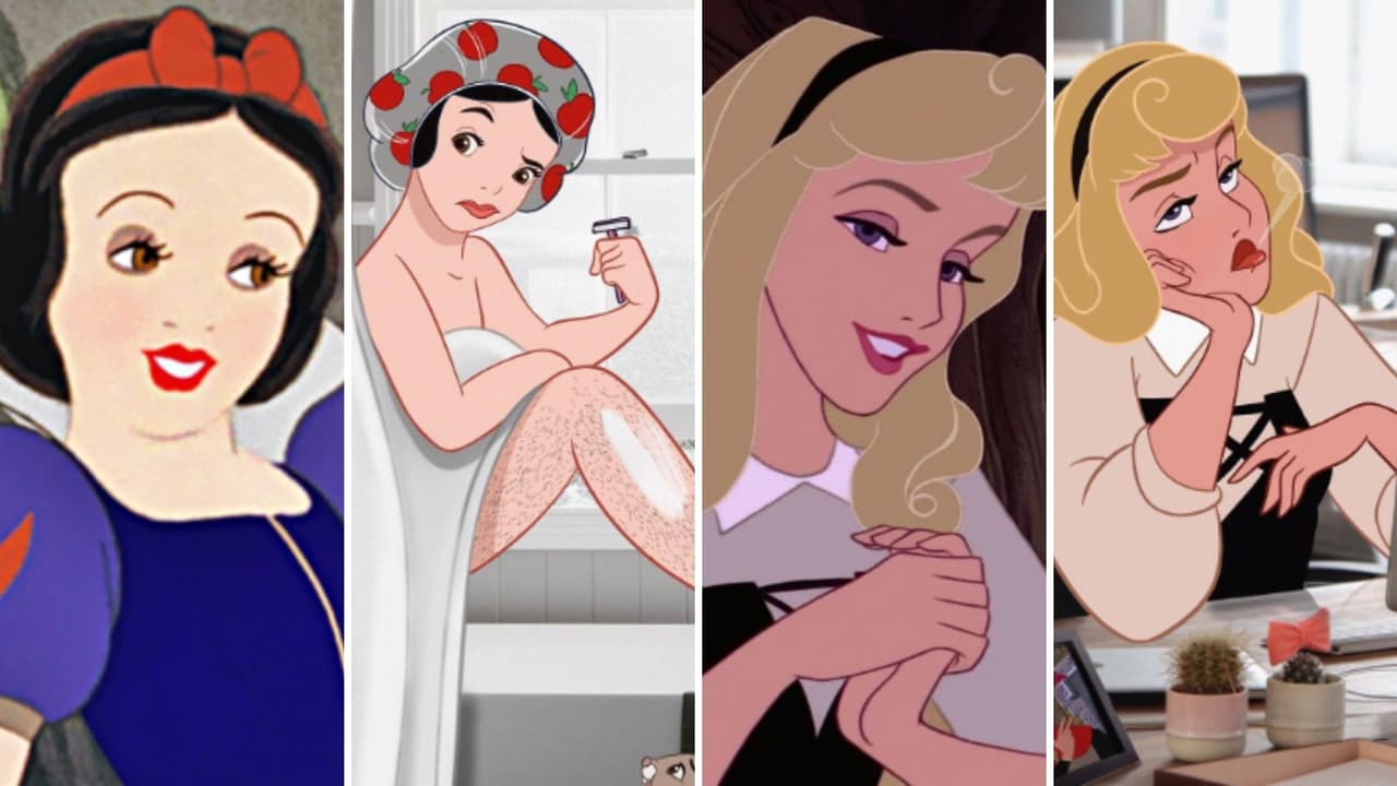 Si las princesas Disney vivieran en nuestra época, así serían sus problemas
