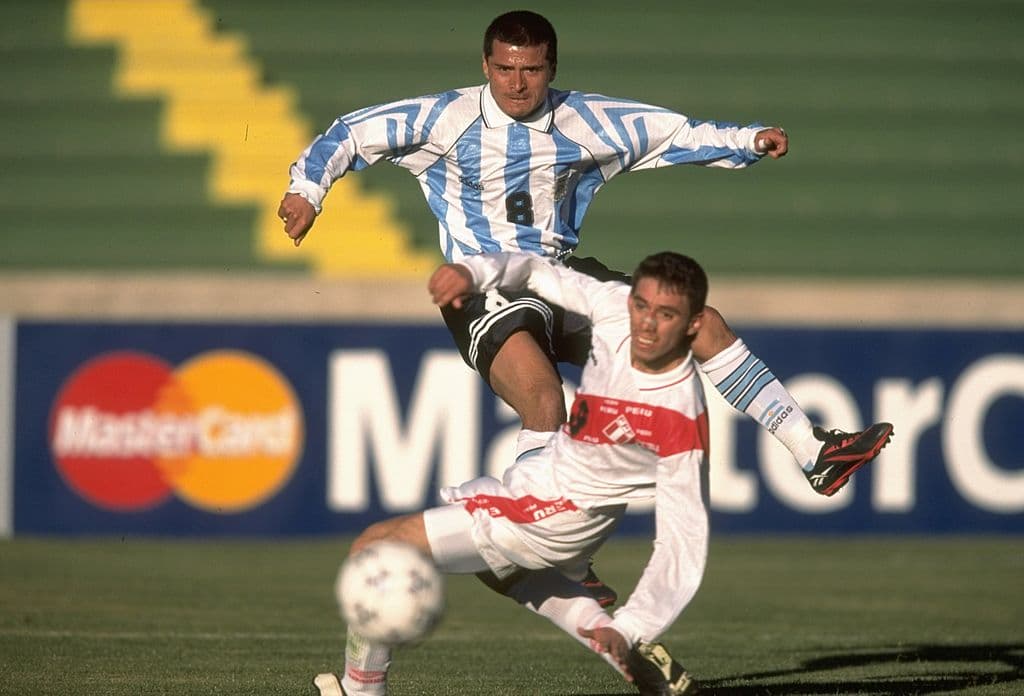 Marcelo 'el Chelo' Delgado, compañero del Chaco Giménez, un jugador inteligente y con un disparo potente.