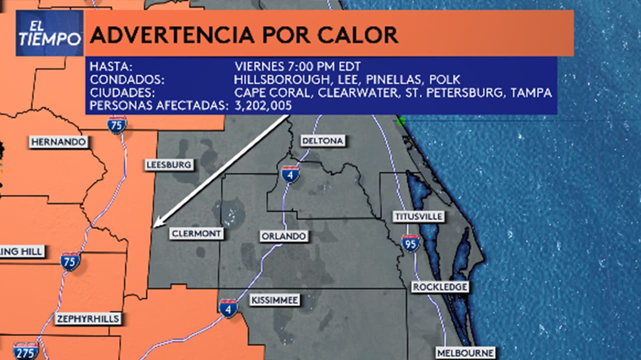 Advertencia por calor incluye a los condados Marion y Polk: temperaturas se sentirán en 108 °F