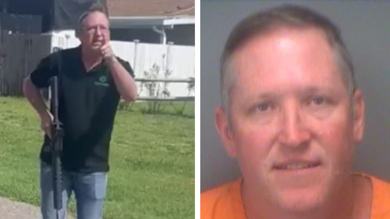 Arrestan a hombre que amenazó con un rifle de asalto a un jardinero y a su hija en Florida