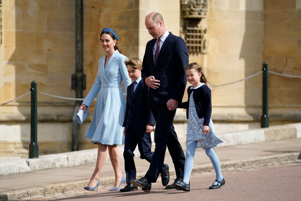 Príncipe William, Kate Middleton, príncipe George, princesa Charlotte
