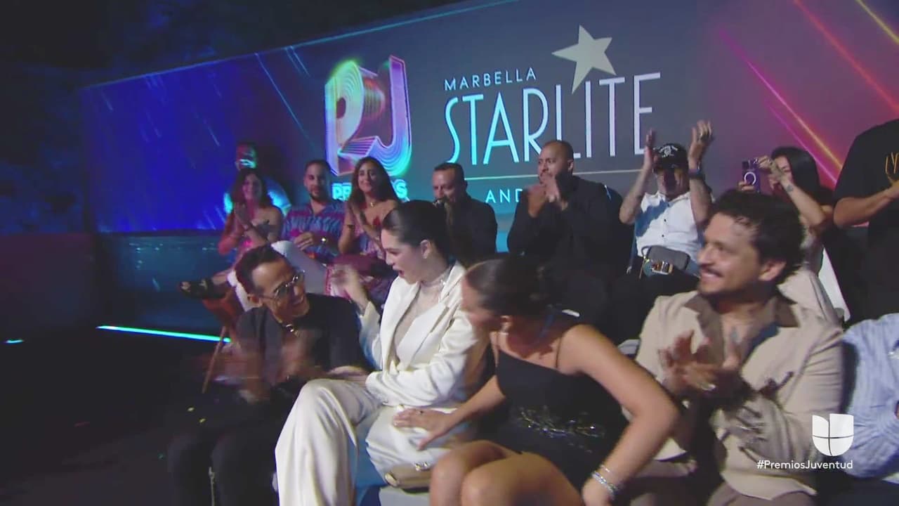 Marc Anthony, Nadia Ferreira, Ángela Aguilar y Christian Nodal en Premios Juventud 2026.