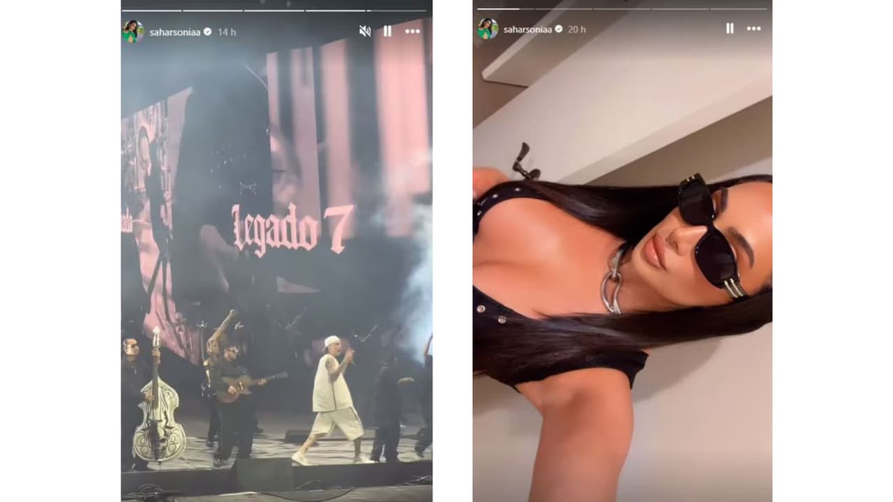Sahar Sonia asistió al concierto de Peso Pluma en Coachella 2024.