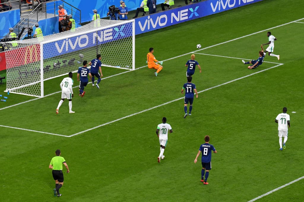 81.- Moussa Wagué (Senegal) al minuto 71. Japón 1-2 Senegal.