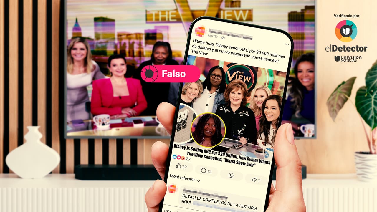 Disney NO está vendiendo ABC por 20,000 millones de dólares, como afirman en redes sociales