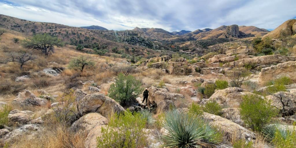 En las montañas escarpadas cerca del lago Peña Blanca, agentes de la estación Nogales encontraron a 14 ciudadanos mexicanos el martes pasado. Inicialmente detectado por tecnología fronteriza.