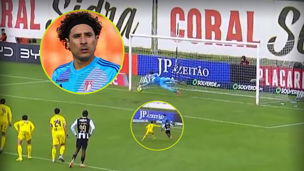 Guillermo Ochoa vuelve a jugar con error incluido en gol con AVS